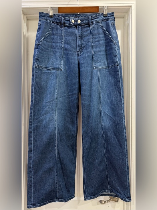 American Eagle Outfitters Denim - American Eagle Outfitters Stretch Super High-Rise Baggy Wide Leg Jeans Size 12 R